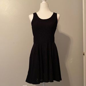 Black lace dress